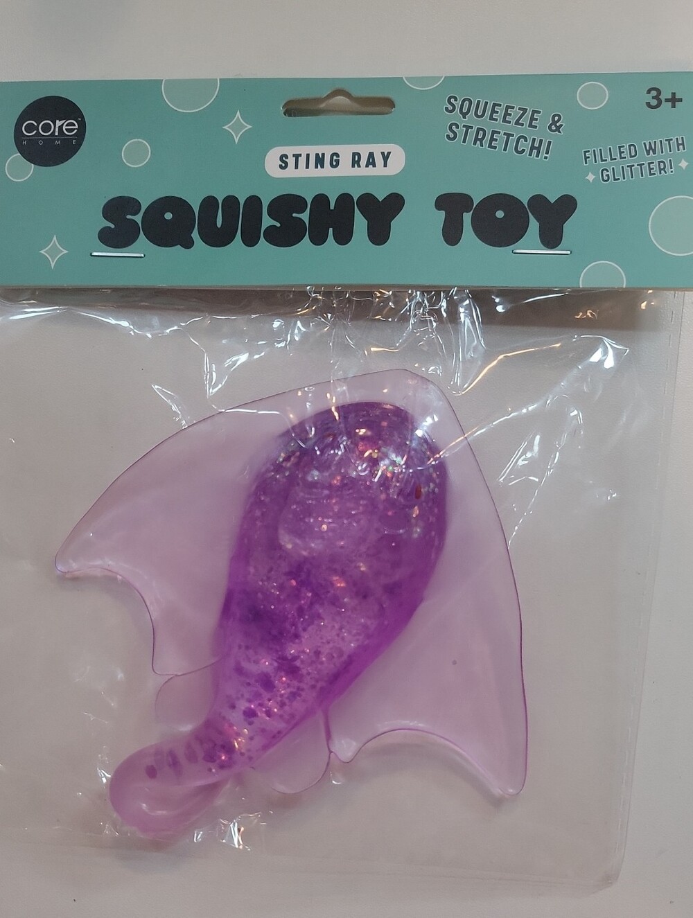 Sting Ray Glitter Squishy-Purple 💜